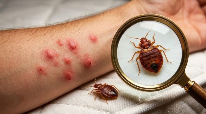 ágyi poloska csípés